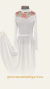 VESTIDO TULE com flores - Novas vestes figurinos