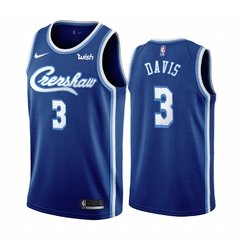 Camisas Los Angeles Lakers Classics Crenshaw - James 23, Davis 3, Bryant 8 - loja online