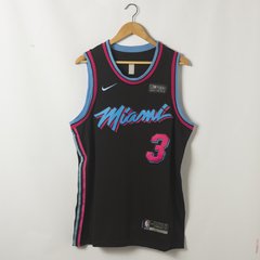 Camisa Miami Heat City Edition - Wade 3, Butler 22, Herro 14