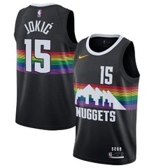 Camisa Denver Nuggets City Edition - Jokic 15, Murray 27