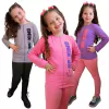 Camiseta Manga Longa Menina Blusa Infantil Criança Estampada - 6053