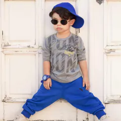 3 Camisetas Manga Longa Blusas Infantis Menino Roupa de Criança - 6050 - Patrulha Street - Moda Bebê e Infantil