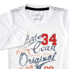 3 Camisetas Manga Longa Blusas Infantis Menino Roupa de Criança - 6050 - comprar online