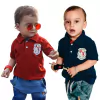 Camisa Gola Polo Bebê e Infantil com Bordado Tecido Piquet - 5104
