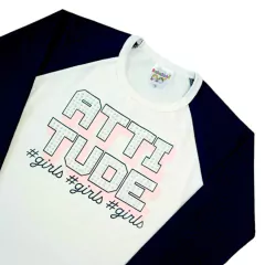 Imagem do Camiseta Manga Longa Menina Blusa Infantil Strass Criança - 6056