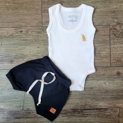 Kit 6 Peças Body Bebê + Shorts Saída Maternidade Enxoval - 9027 - loja online