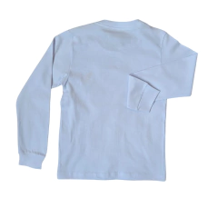Imagem do Camiseta Manga Longa Infantil Juvenil Blusa Basica 4 a 12 Anos - 6047B