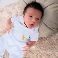 Imagem do Jardineira Macacão Jeans Longa com Bolsos Bebê e Infantil - 2000