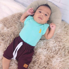 Imagem do Kit 6 Peças Body Bebê + Shorts Saída Maternidade Enxoval - 9027