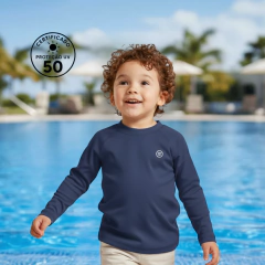 Camiseta Proteção Solar Uv50+ Praia Piscina Térmica Infantil Verão - 6048 - comprar online