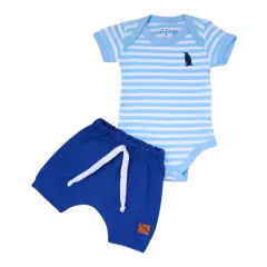 Kit 6 Peças Body Bebê + Shorts Saída Maternidade Enxoval - 9027 - comprar online