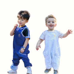 Jardineira Macacão Jeans Longa Infantil Roupa de Criança 1 , 2 e 3 Anos - 2000B - comprar online