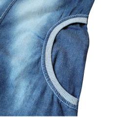 Jardineira Macacão Jeans Longa com Bolsos Bebê e Infantil - 2000 - comprar online