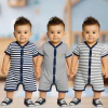 Kit Macacão Menino Manga Curta com Fechamento com Botões Romper Fashionista - 3000 - comprar online