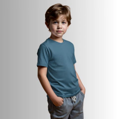 KIT 5 Camiseta Básica Unissex Infantil e Juvenil Futebol Academia Treino Passeio - 6061 - loja online