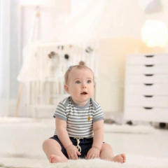 Imagem do Kit 6 Peças Body Bebê + Shorts Saída Maternidade Enxoval - 9027