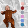 Macacão Bebê com Pé Menino Menina Recém Nascido Pijama Enxoval - 7099 - comprar online