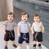 Kit 6 Peças Body Bebê + Shorts Saída Maternidade Enxoval - 9027 - comprar online