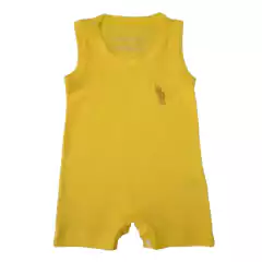 Macacão Curto Infantil Regata Unissex com Bordado 1 / 2 e 3 Anos - 3009 - Patrulha Street - Moda Bebê e Infantil