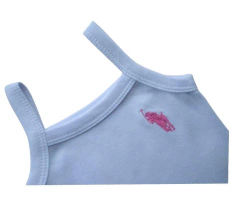 Body Bebê Regata Feminino em Suedine com Bordado - 4089 - loja online