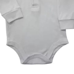 Body Bebê Manga Longa em Tecido Piquet Fashionista - 4001 - Patrulha Street - Moda Bebê e Infantil