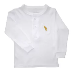 Kit 2 Peças Camiseta Manga Longa com Botões e Calça Jeans Saruel - 9015 - Patrulha Street - Moda Bebê e Infantil