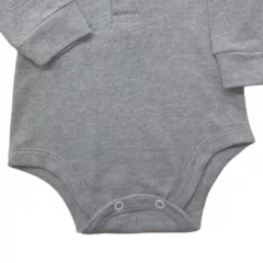 Body Bebê Manga Longa em Tecido Piquet Fashionista - 4001