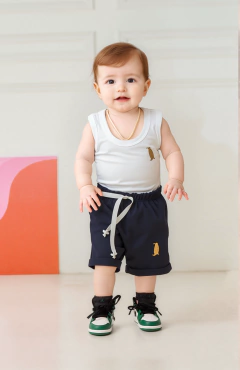 Kit 6 Peças Body Bebê + Shorts Saída Maternidade Enxoval - 9027 - Patrulha Street - Moda Bebê e Infantil