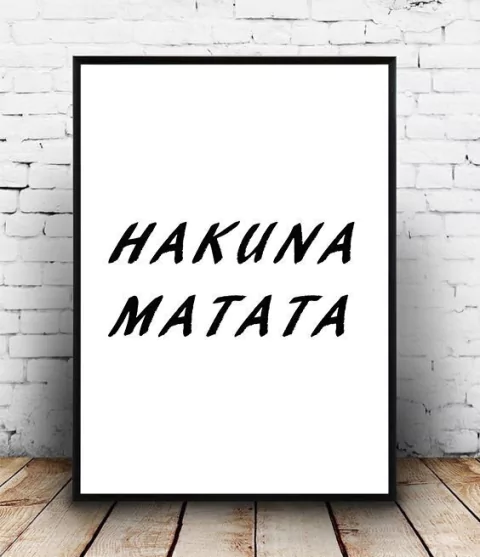 Cuadro HAKUNA MATATA
