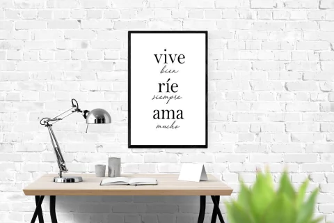 Cuadro VIVE RÍE AMA