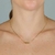 Colar com detalhe de bolinhas, dourado, banhado a ouro 18k - comprar online