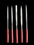 Juego 5 limas diamantadas 3mm x 140mm