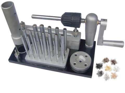 dispositivo para envolver alambres para hacer argollas de joyeria