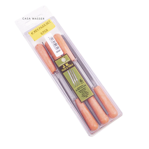 juego 6 limas de joyero, JK india