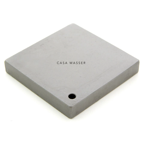 Tas Acero Templado y Rectificado 100 x 100 mm x 12mm de espesor