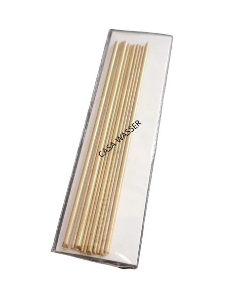 Varilla de bronce 10 unidades surtidas, venta por 10 o sobre de 100