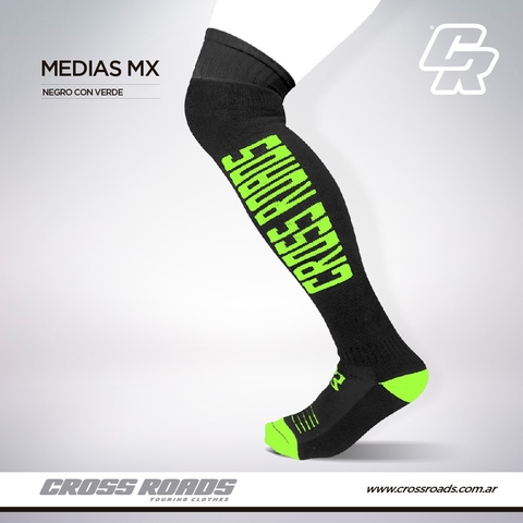 Media MX Negro/Verde