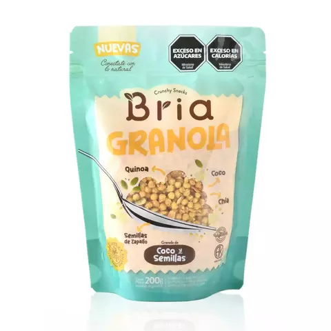 Granola BRIA de Quinoa, Coco, Semillas de zapallo y Chía - comprar online