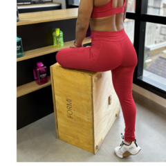 Legging RX Formi Vermelha c/ bolso - Loja FORMI