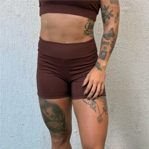 Short RX Formi c/ bolso - Café - comprar online