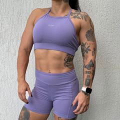 Short RX Formi c/ bolso - Lavanda - Loja FORMI