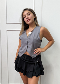 CHALECO SASTRERO MELANGE (011536) - tienda online