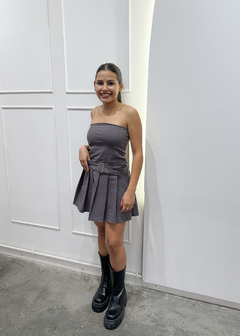 VESTIDO STRAPLE+CINTO (011458) - comprar online