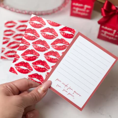 12 Unid. - Cartinha Beijos de Amor - comprar online