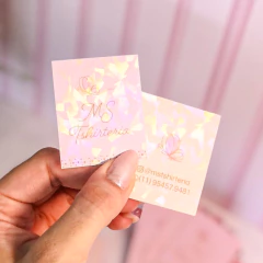 Mini Cartão - Holográfico na internet