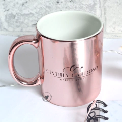 Caneca Espelhada Rose - Personalizada - comprar online