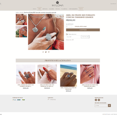 Layout Nuvem Shop na internet