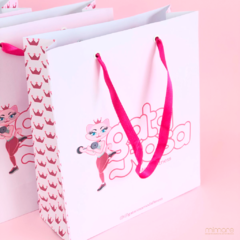 Sacola Simples - 21x24x7,5cm - Mimare Design & Papelaria Personalizada.