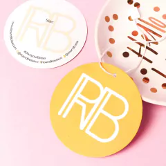 Tag redonda - 4,5x4,5 cm