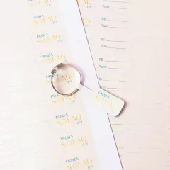 Tag adesiva - 6x1cm na internet